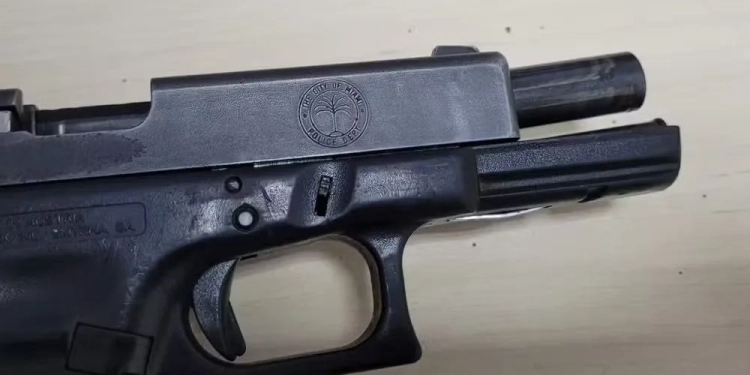 Glock do Departamento de Polícia de Miami é Apreendida durante operações contra milicia em Campo Grande