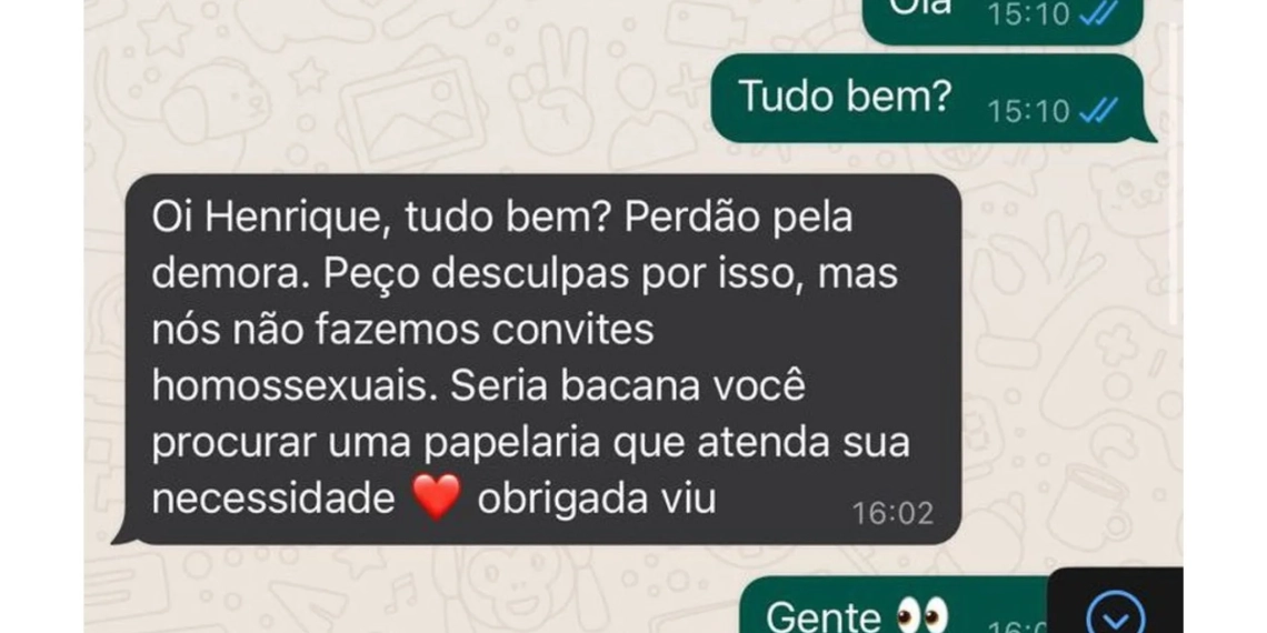Negados no Altar: Empresa Rejeita Confecção de Convite para Casamento Gay por ‘Princípios Cristãos’