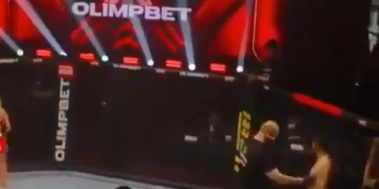 ( VIDEO) Escândalo no MMA: Lutador Ataca Ring Girl e é Retaliado Pelo Público