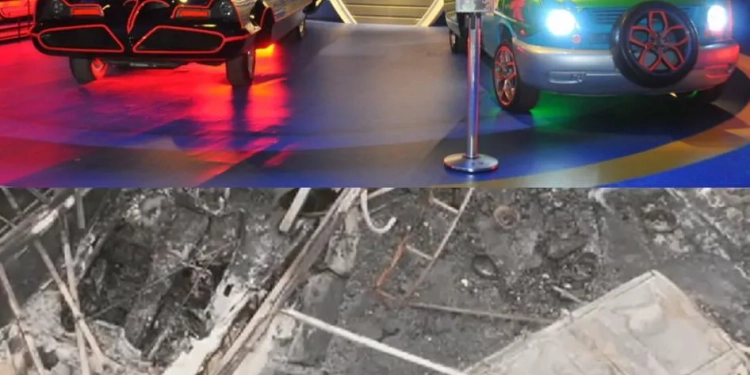 Furgão do scooby-Doo e boneca da Annabelle são queimados em incêndio num shopping do RJ