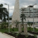Obelisco da praça Francisco Barbosa passa por revitalização, na Avenida Cesário de Melo