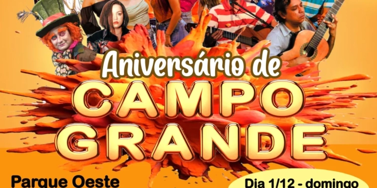 Campo Grande Celebra 421 Anos com Programação Especial e Gratuita para a Comunidade