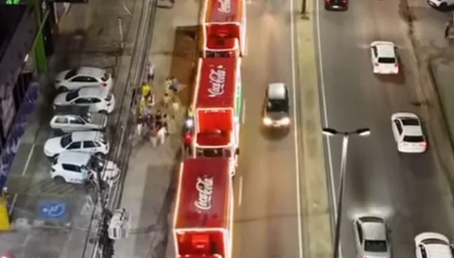 Caravana de Natal da Coca-Cola chega a Campo Grande!! Não percam!!