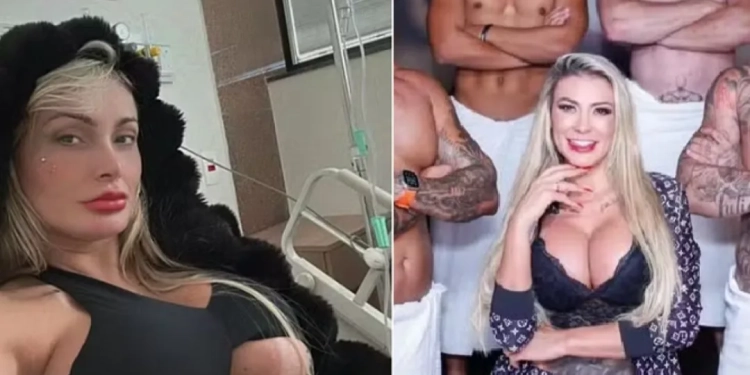 Andressa Urach é hospitalizada após gravação intensa para conteúdo adulto: ‘Dor na região pélvica