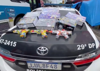 Polícia Civil apreende armas de gel em operação no Rio