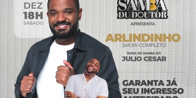 Arlindinho e Roda de Samba do Júlio César agitam Campo Grande