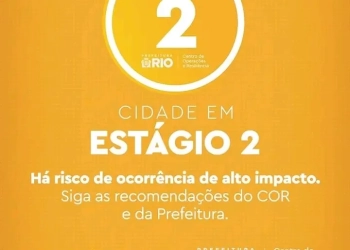 URGENTE: Rio de Janeiro entra em ESTÁGIO 2 devido a fortes chuvas nesta quarta-feira (08)