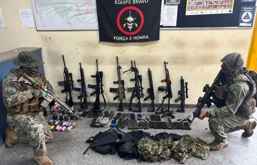 PMERJ retira número histórico de fuzis das ruas em um ano no Rio de Janeiro