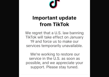 TikTok manda mensagem de desoedisa para seus usuários,  leia.