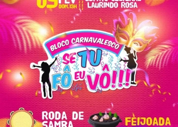 O Segundo Ensaio Geral do Bloco Se Tu Fô Eu Vô Promete Abalar o Espaço Cultural Laurindo Rosa em Campo Grande
