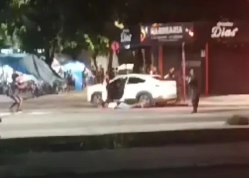 Perseguição Policial Acaba em Tiros, Colisão e Prisão na Arthur Rios, em Campo Grande