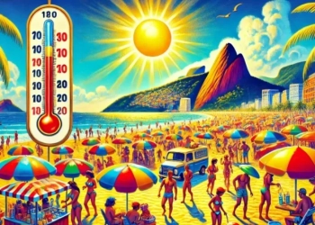 Rio de Janeiro enfrenta dia mais quente do ano pela segunda vez consecutiva