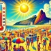 Rio de Janeiro enfrenta dia mais quente do ano pela segunda vez consecutiva