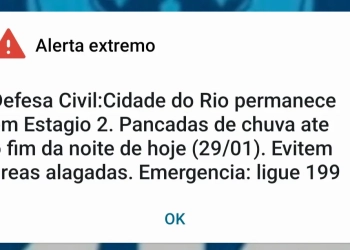 Rio recebe Alerta Extremo pela primeira vez e surpreende moradores