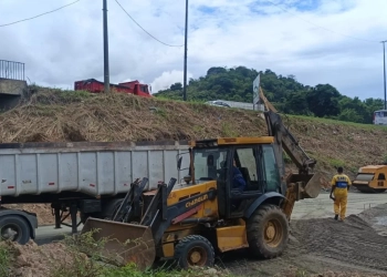 FISCALIZAÇÃO GARANTE PROGRESSO NA ROTATÓRIA DA ESTRADA DOS SETE RIACHOS EM SANTÍSSIMO