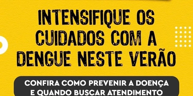 Intensifique os Cuidados para Evitar a Dengue