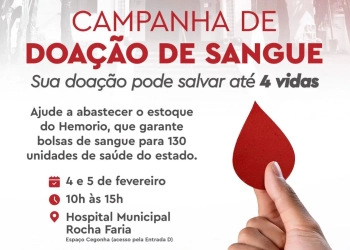 Campanha de Doação de Sangue no hospital Rocha Faria em Campo Grande: Sua Ajuda Pode Salvar Vidas!