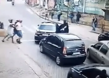 Homens Fortemente Armados Sequestram Vítima a luz do dia no Centro de Santa Cruz