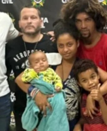 Bebê de 5 meses é resgatado após ser roubado dos pais enquanto dormiam no RJ