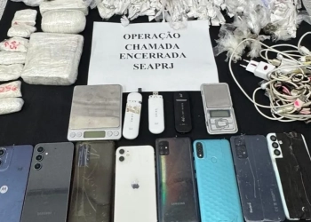 SEAP-RJ Apreende 157 Celulares e 27 Kg de Drogas em Presídios do Rio