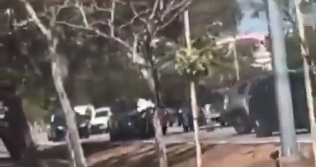( VIDEO) MOTORISTA LEVA TIRO NA MÃO EM DISCUSSÃO COM POLICIAL CIVIL NA BARRA DA TIJUCA