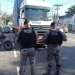 Policia recupera dois caminhões roubados na Avenida Brasil em operação tensa