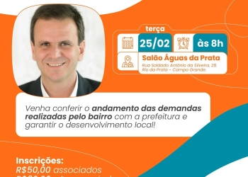 AECG CONVIDA:Café com o Prefeito Eduardo Paes: Um Momento Decisivo para o Futuro de Campo Grande!