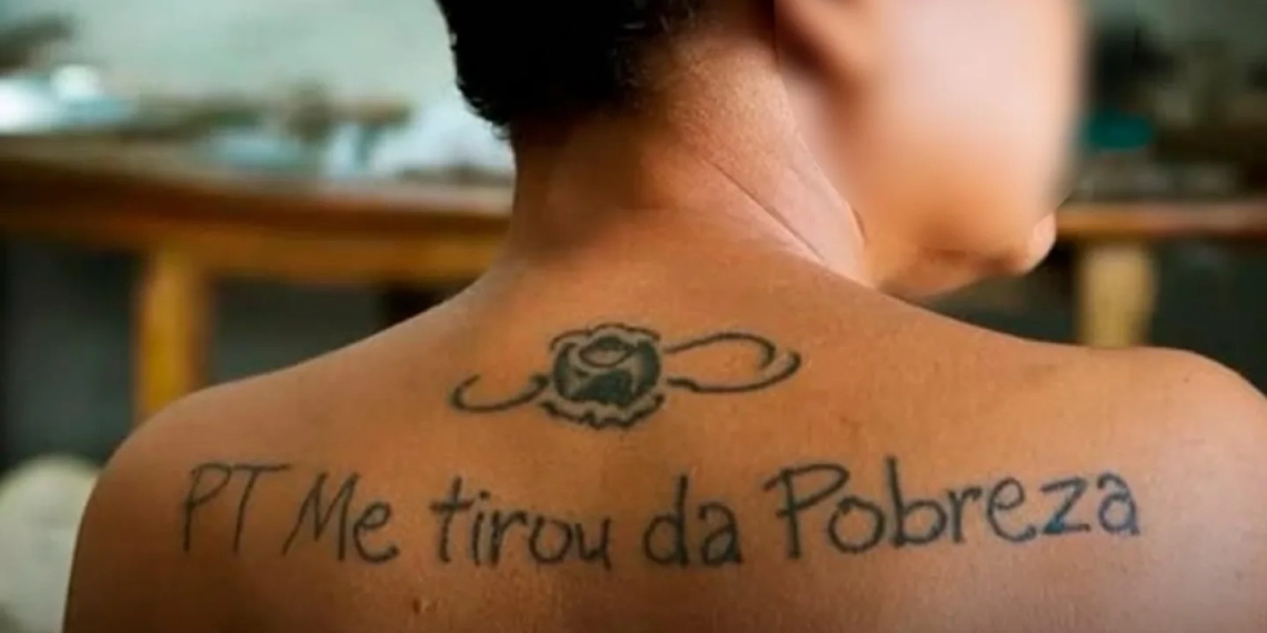 Mulher Faz Tatuagem em Homenagem ao Aniversário do PT e Gera Repercussão