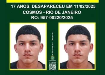 Jovem de 17 anos desaparece em Cosmos e família busca ajuda