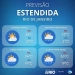 Veja a previsão do tempo para os próximos dias