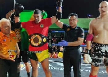 Guarda Municipal conquista mundial de Muaythai na Tailândia pela terceira vez