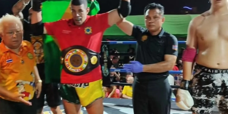 Guarda Municipal conquista mundial de Muaythai na Tailândia pela terceira vez
