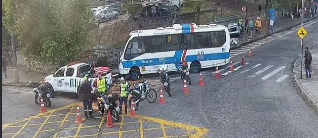 ( FOTOS) ACIDENTE E MORTE NO CENTRO DE CAMPO GRANDE