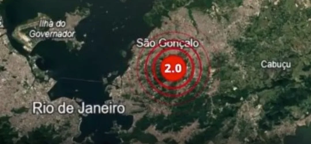 TREMOR DE MAGNITUDE 2.0 NA ESCALA RICHTER ATINGE RJ