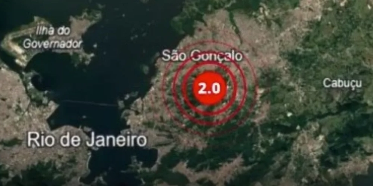 TREMOR DE MAGNITUDE 2.0 NA ESCALA RICHTER ATINGE RJ
