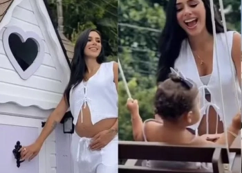 Bruna Biancardi mostra casinha de brinquedo de R$ 90 mil para a filha Mavie