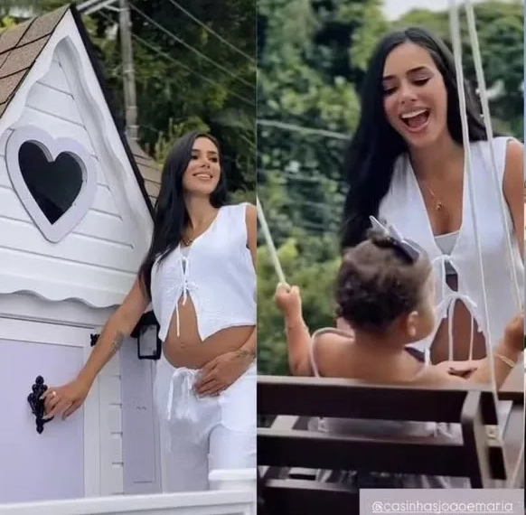 Bruna Biancardi mostra casinha de brinquedo de R$ 90 mil para a filha Mavie