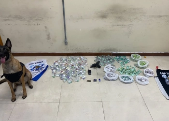 Traficante ‘JN’ é preso com pistola e grande quantidade de drogas no Recreio