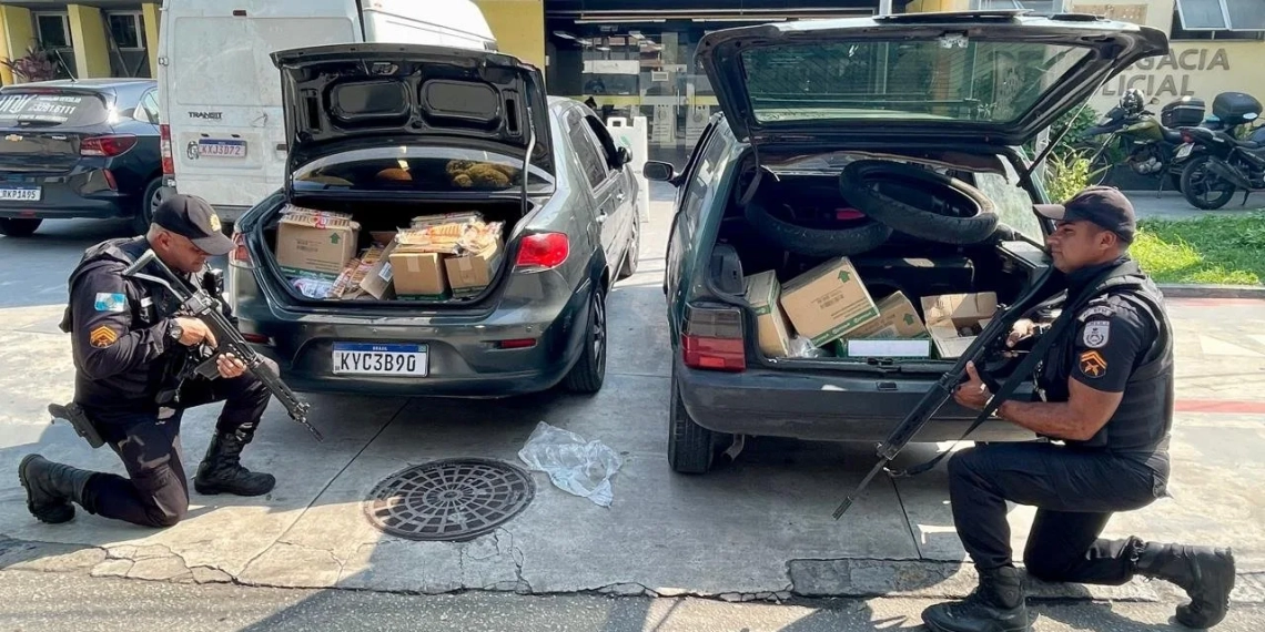 Policiais de Campo Grande Prendem Três Criminosos e Recupera Carga Roubada na Av. Brasil
