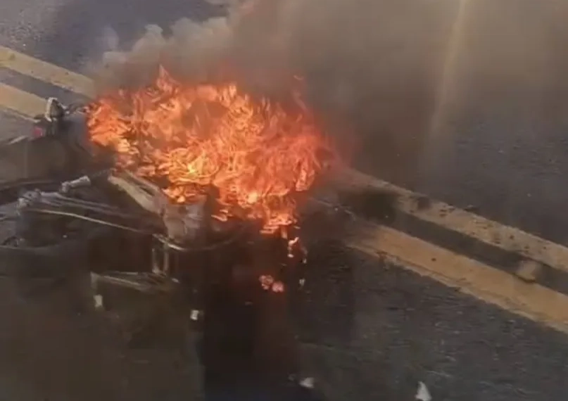 ( VÍDEO FORTE) ACIDENTE E MORTE ENVOLVENDO MOTO NA RIO-SANTOS