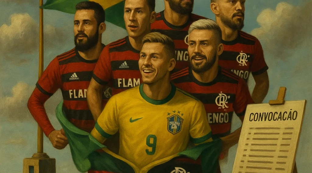 Ancelotti Convoca Cinco Jogadores do Flamengo para as Eliminatórias