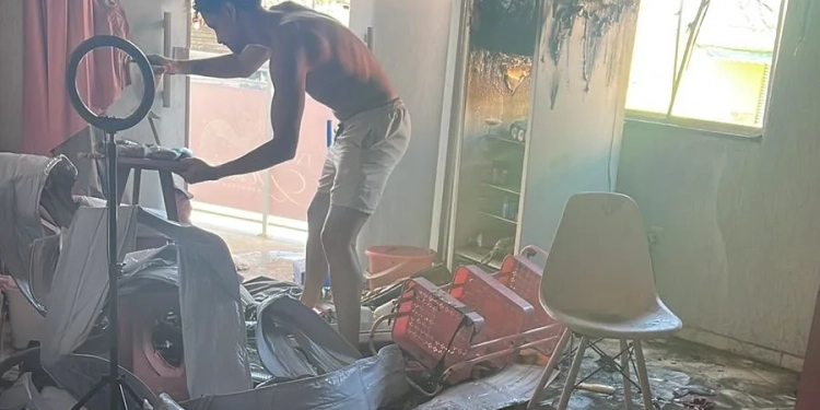 Incêndio Devasta Espaço de Bronzeamento e Sonho de Empreendedora em Campo Grande