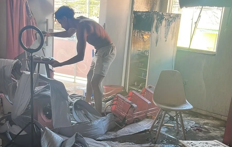 Incêndio Devasta Espaço de Bronzeamento e Sonho de Empreendedora em Campo Grande