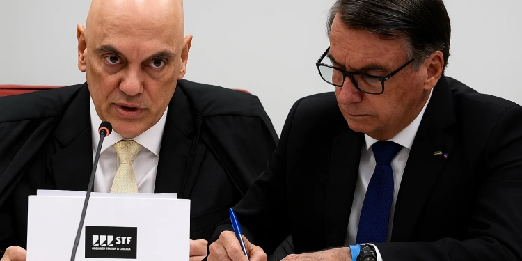 Bolsonaro diz a Moraes que não passou faixa a Lula por medo de vaias