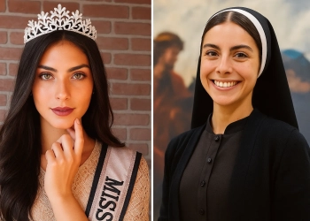 De Miss a Freira: Irmã Eva, Ex-Modelo de 21 Anos, Viraliza ao Vender Artigos Religiosos na rua