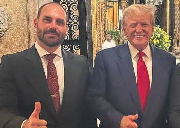 Eduardo Bolsonaro diz que tarifas de 50% impostas por Trump são “resposta aos abusos de Moraes”