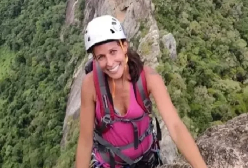 Mulher morre ao cair numa altura de 100 metros fazendo rapel