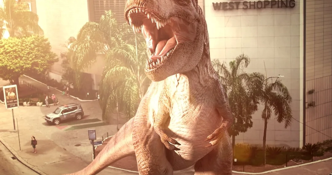 EXPLOSÃO JURÁSSICA NO WEST SHOPPING! NOVO FILME “JURASSIC WORLD: RECOMEÇO” INVADE AS TELONAS COM MUITA AÇÃO E EMOÇÃO!
