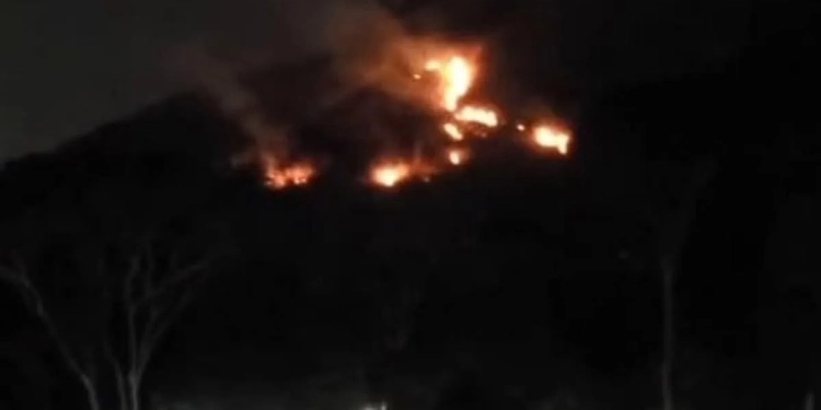 ( Urgente) Incêndio de grandes proporções assusta moradores e ameaça área de mata em Campo Grande