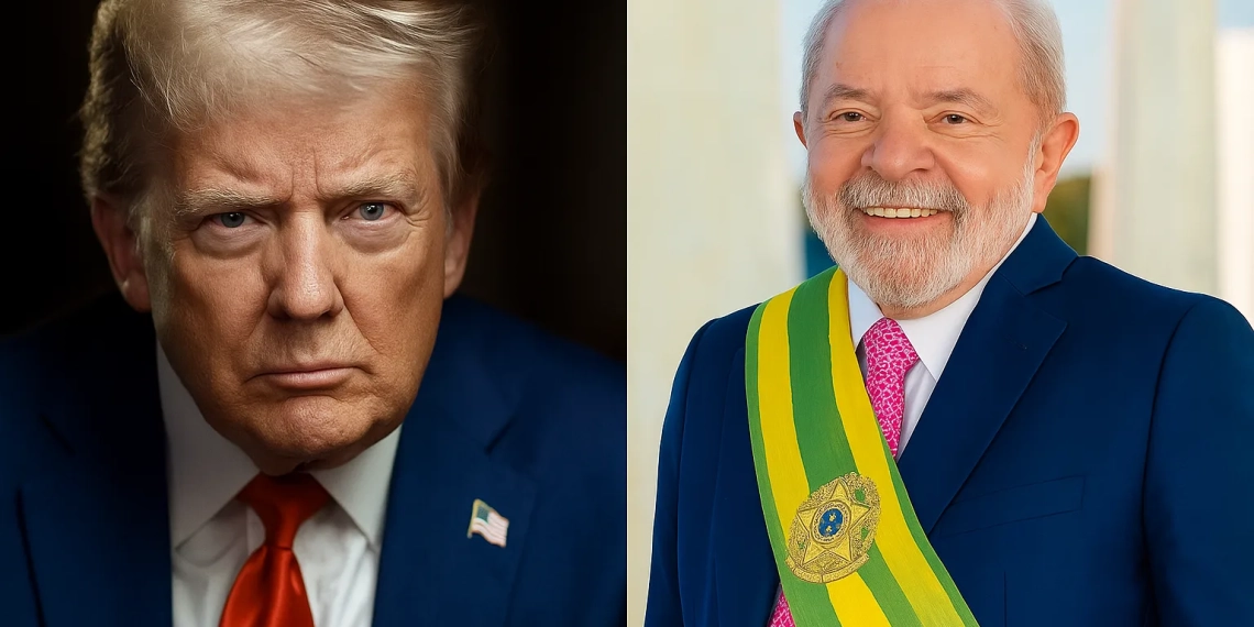 Trump faz aceno a Lula em meio a crise diplomática e afirma: “Amo o povo do Brasil, Lula pode me ligar a qualquer momento